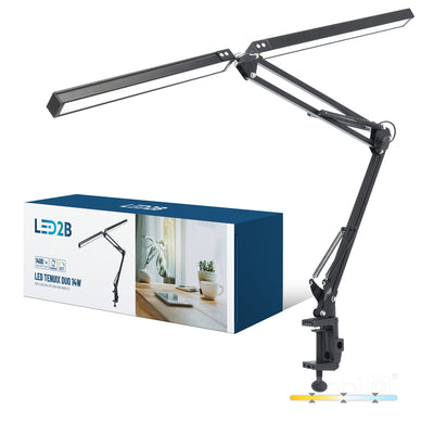 Desk lamp LED TENUIX DUO 14W 3CCT black LED2B