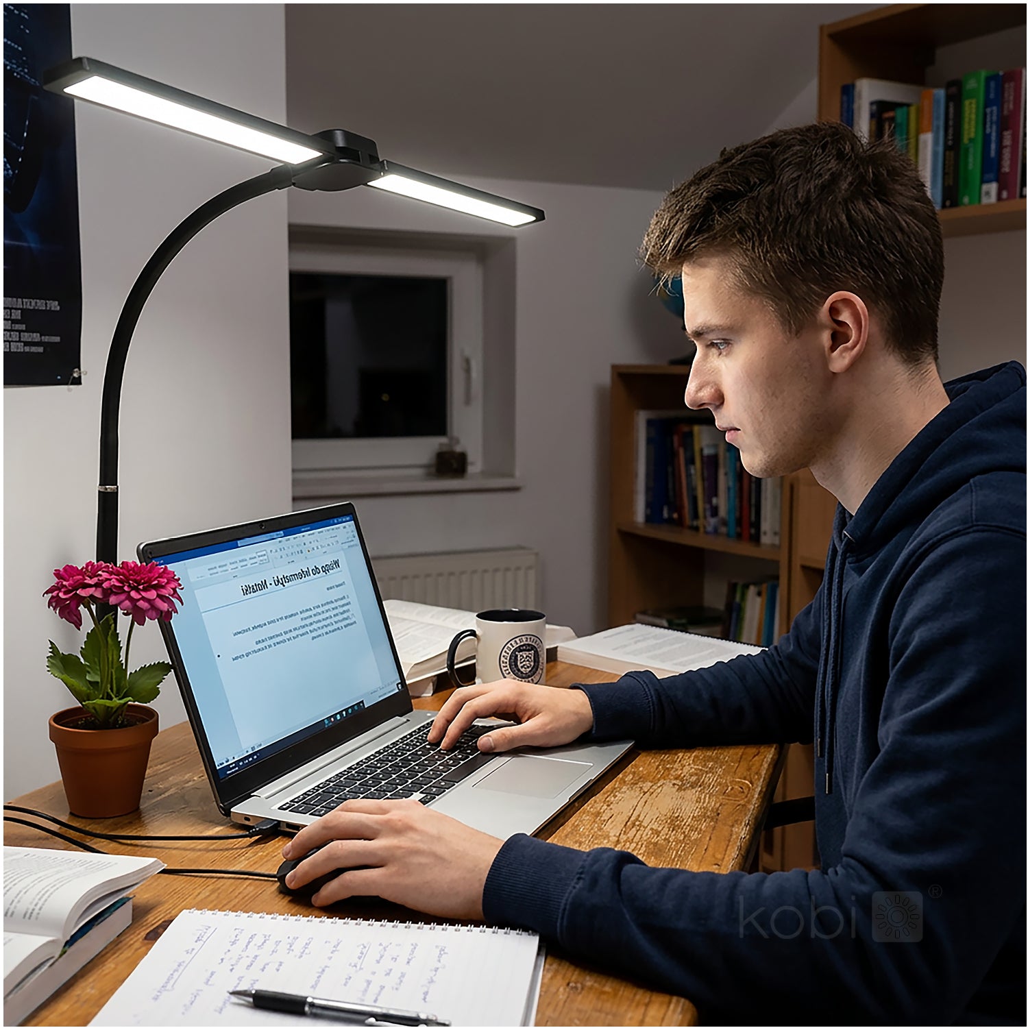 Desk lamp LED TENUIX DUO 2 14W CCT black LED2B