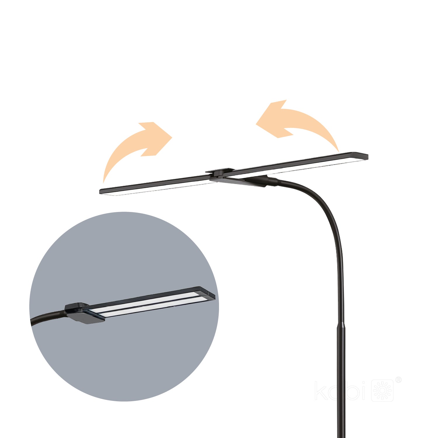 Desk lamp LED TENUIX DUO 2 14W CCT black LED2B