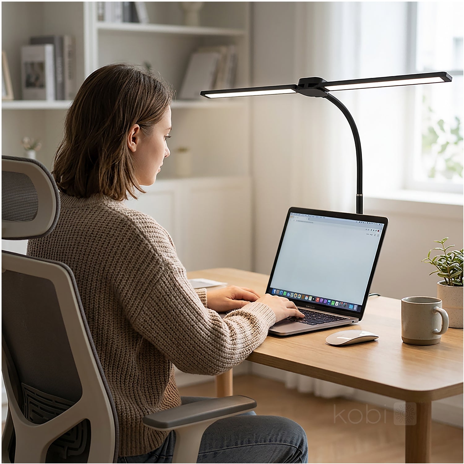 Desk lamp LED TENUIX DUO 2 14W CCT black LED2B