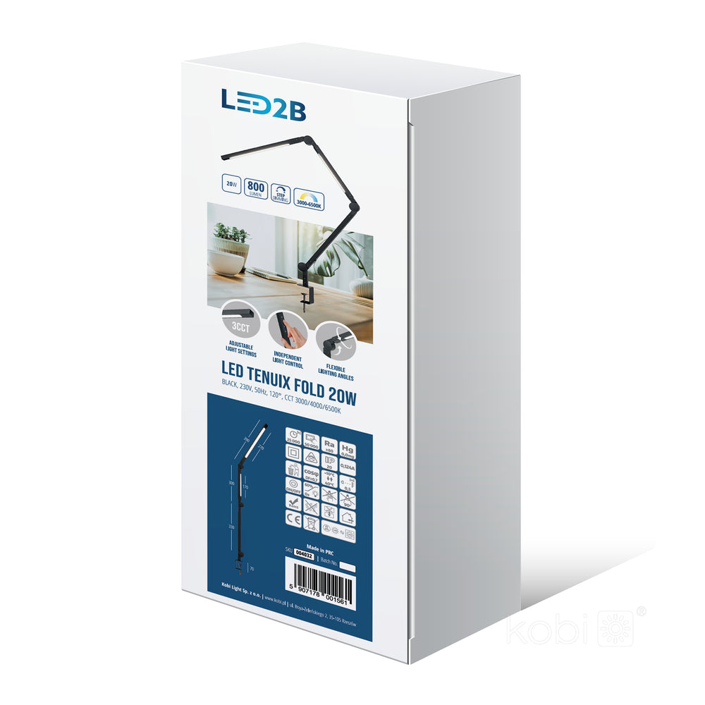 Desk lamp LED TENUIX FOLD 20W 3CCT LED2B