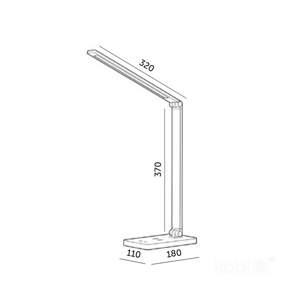 Desk lamp NOBLITE Q 7W white LED2B
