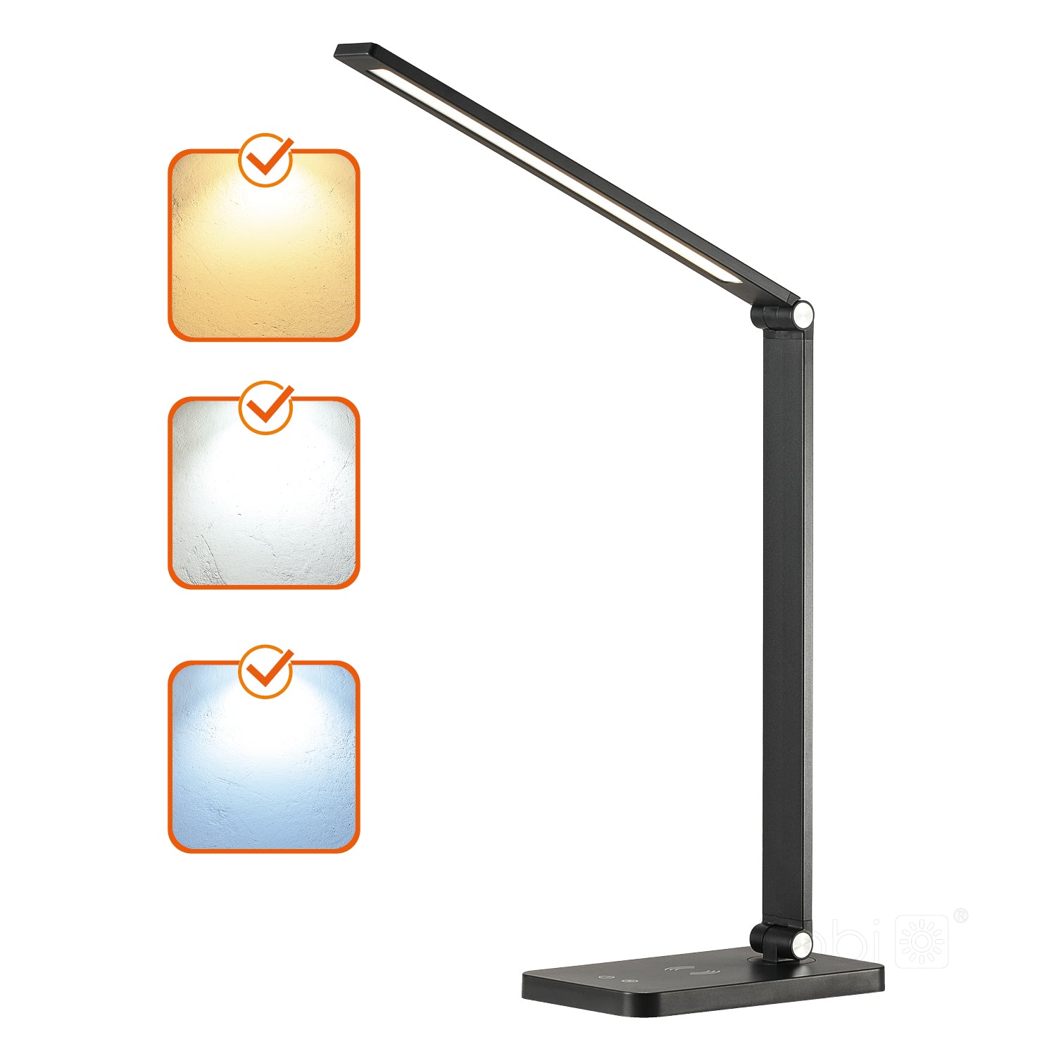 Desk lamp NOBLITE Q 7W CCT black LED2B