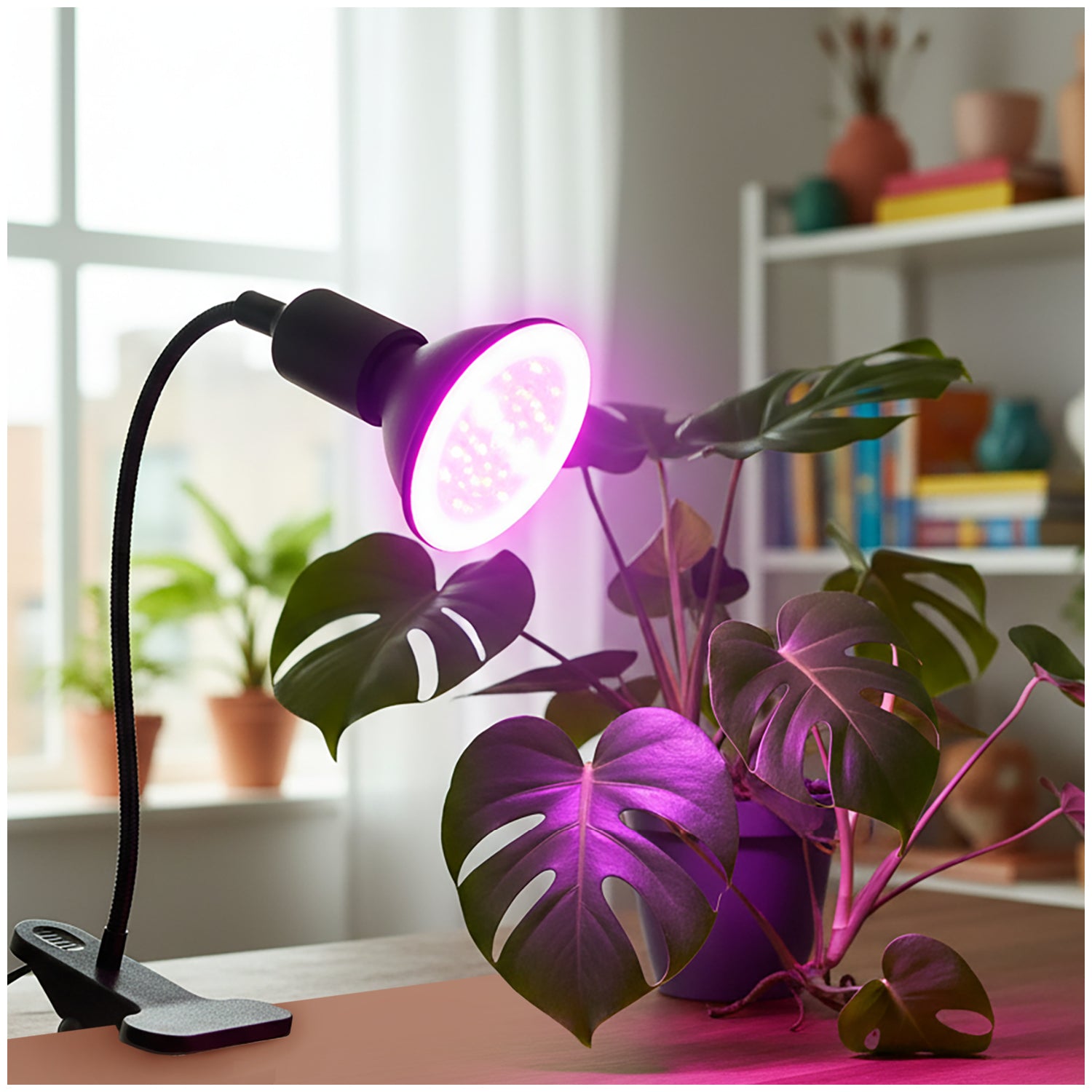 Desk lamp KOBI PLANTY CLIP W 1xE27 Black Kobi Design