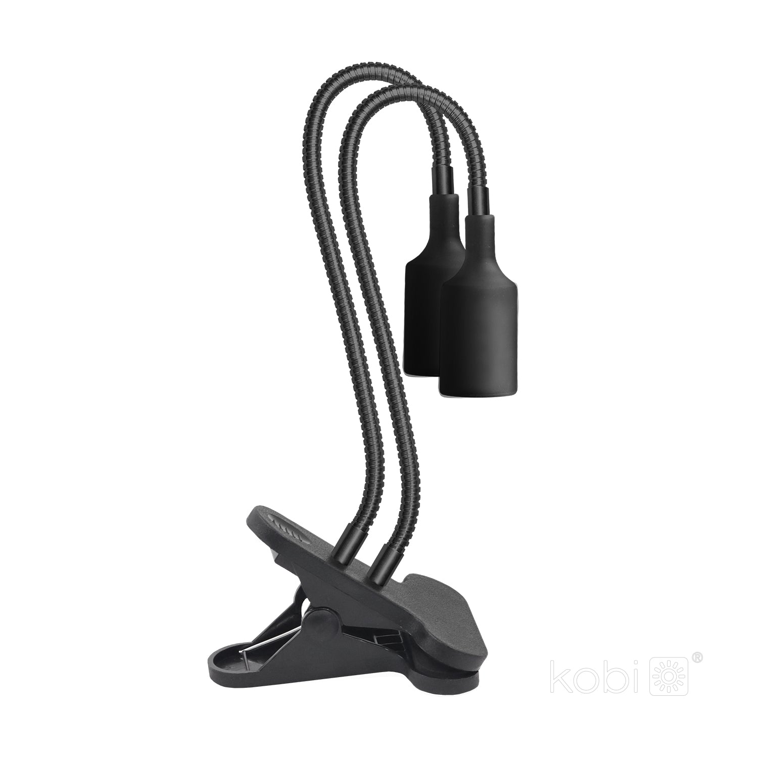 Desk lamp PLANTY CLIP B DUO 1xE27 black Kobi Design