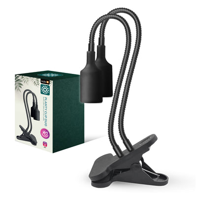 Desk lamp PLANTY CLIP B DUO 1xE27 black Kobi Design