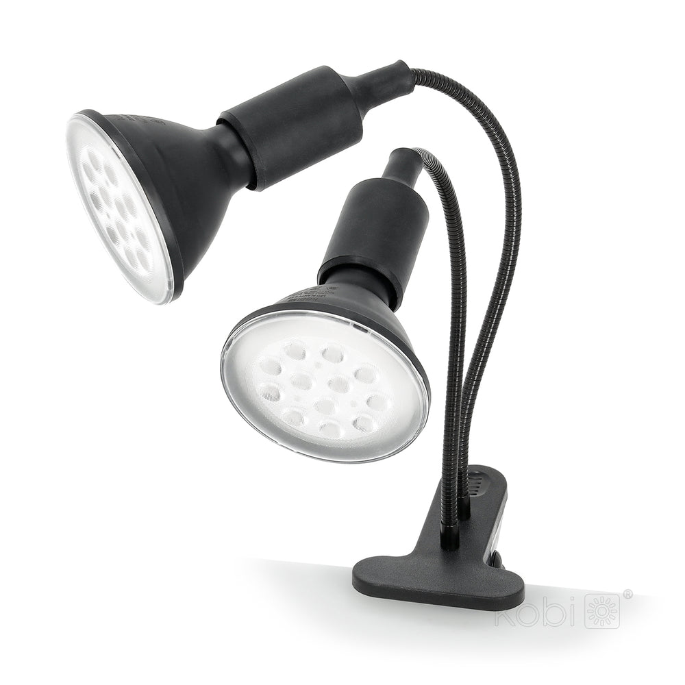 Desk lamp PLANTY CLIP B DUO 1xE27 black Kobi Design
