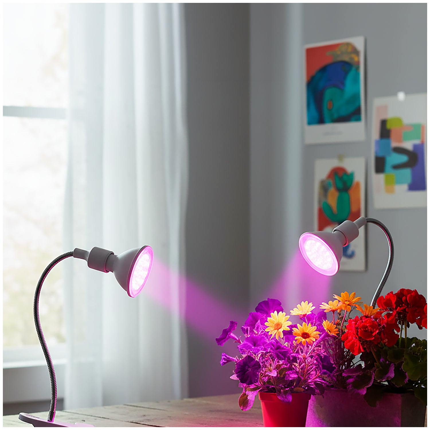 Desk lamp KOBI PLANTY CLIP W 1xE27 White Kobi Design