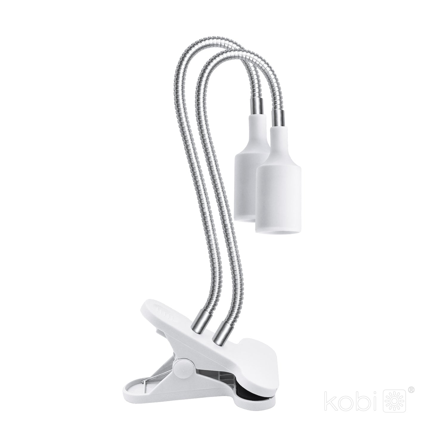 Desk lamp KOBI PLANTY CLIP W DUO 2xE27 White Kobi Design
