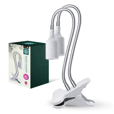 Desk lamp KOBI PLANTY CLIP W DUO 2xE27 White Kobi Design