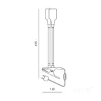 Desk lamp KOBI PLANTY CLIP W DUO 2xE27 White Kobi Design