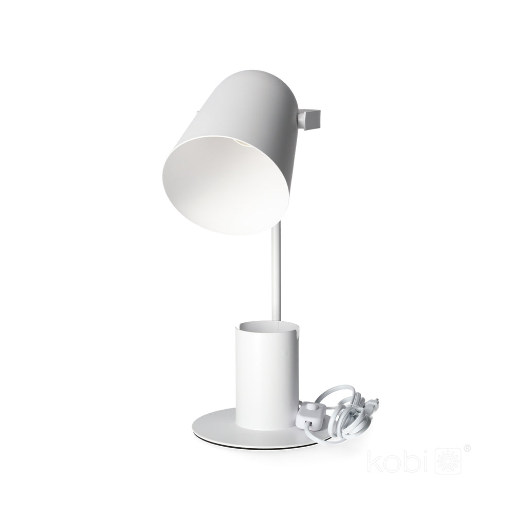 Desk lamp ROLIG 1xE27 White Kobi