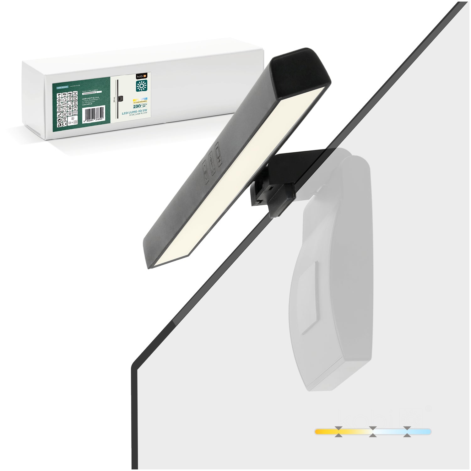 LED monitor lamp LUME-IQ 5W CCT Kobi Design