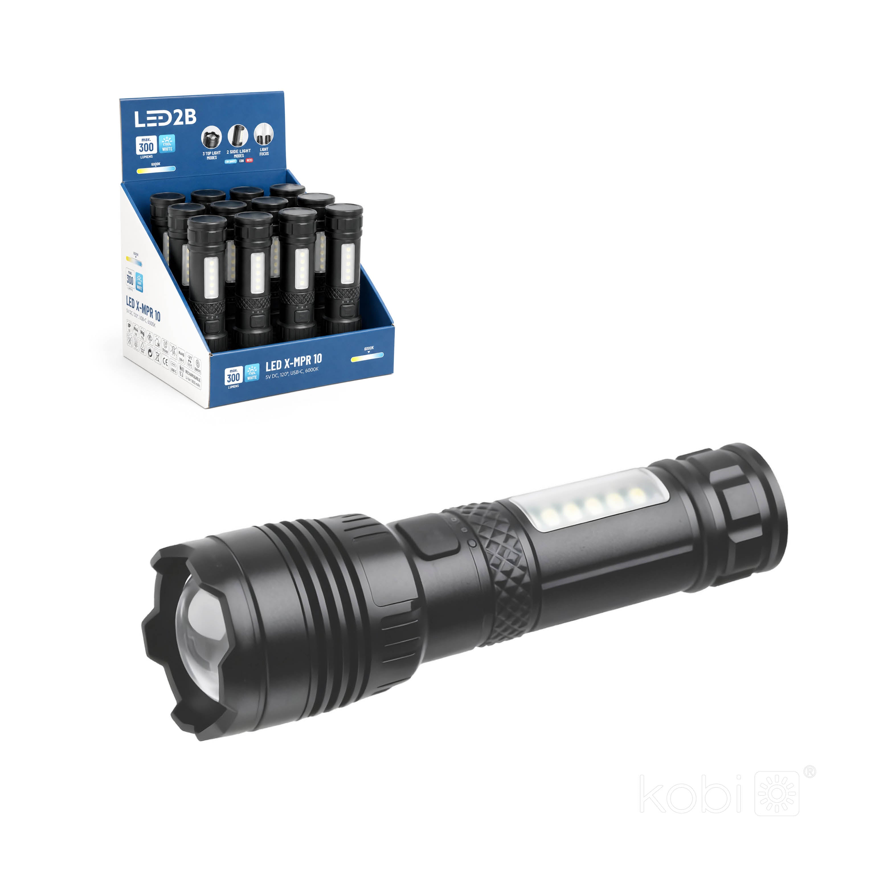 Flashlight LED X-MPR 10 6000K LED2B