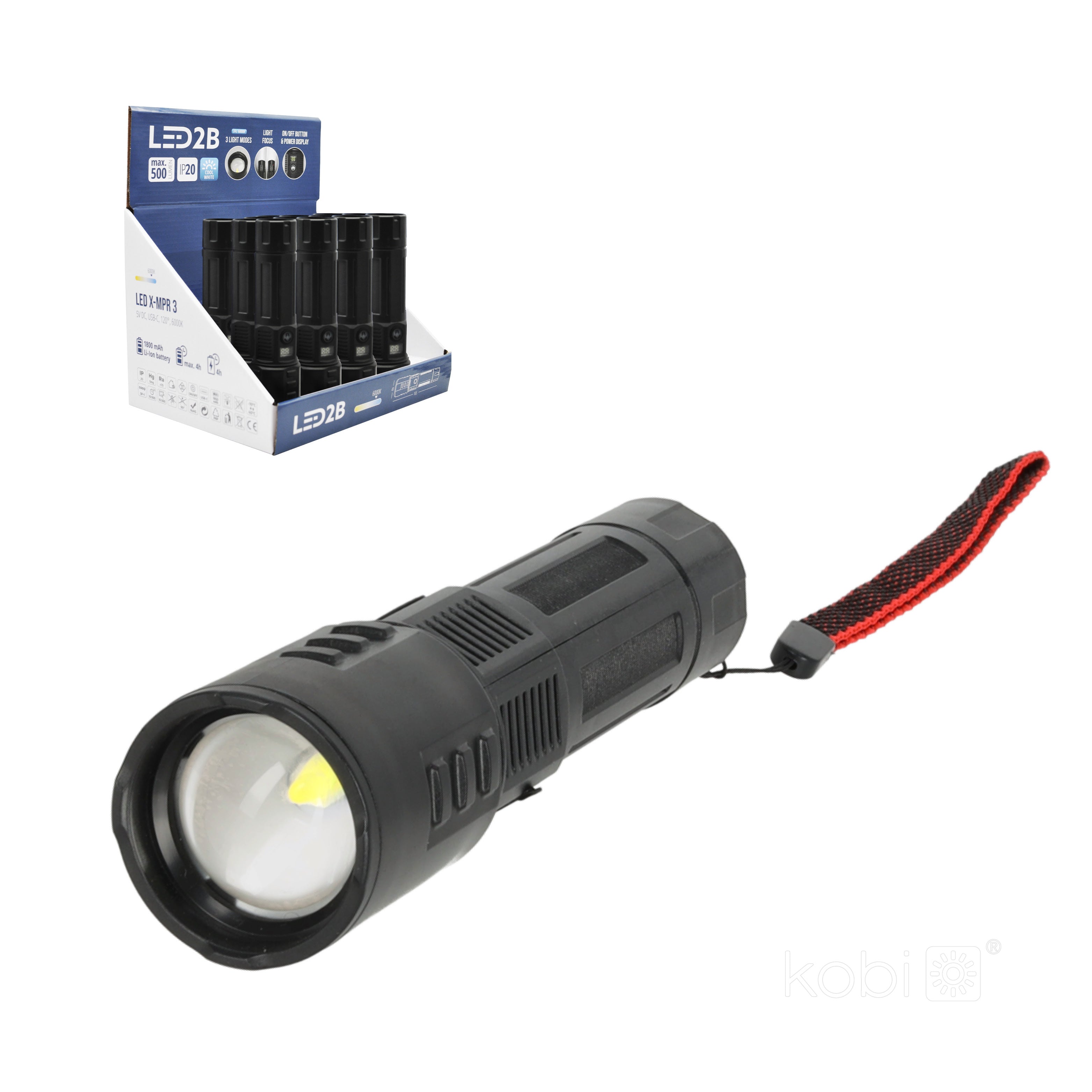 Flashlight LED X-MPR 3 6000K LED2B