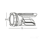 Flashlight LED X-MPR 5 2x3W 6000K LED2B