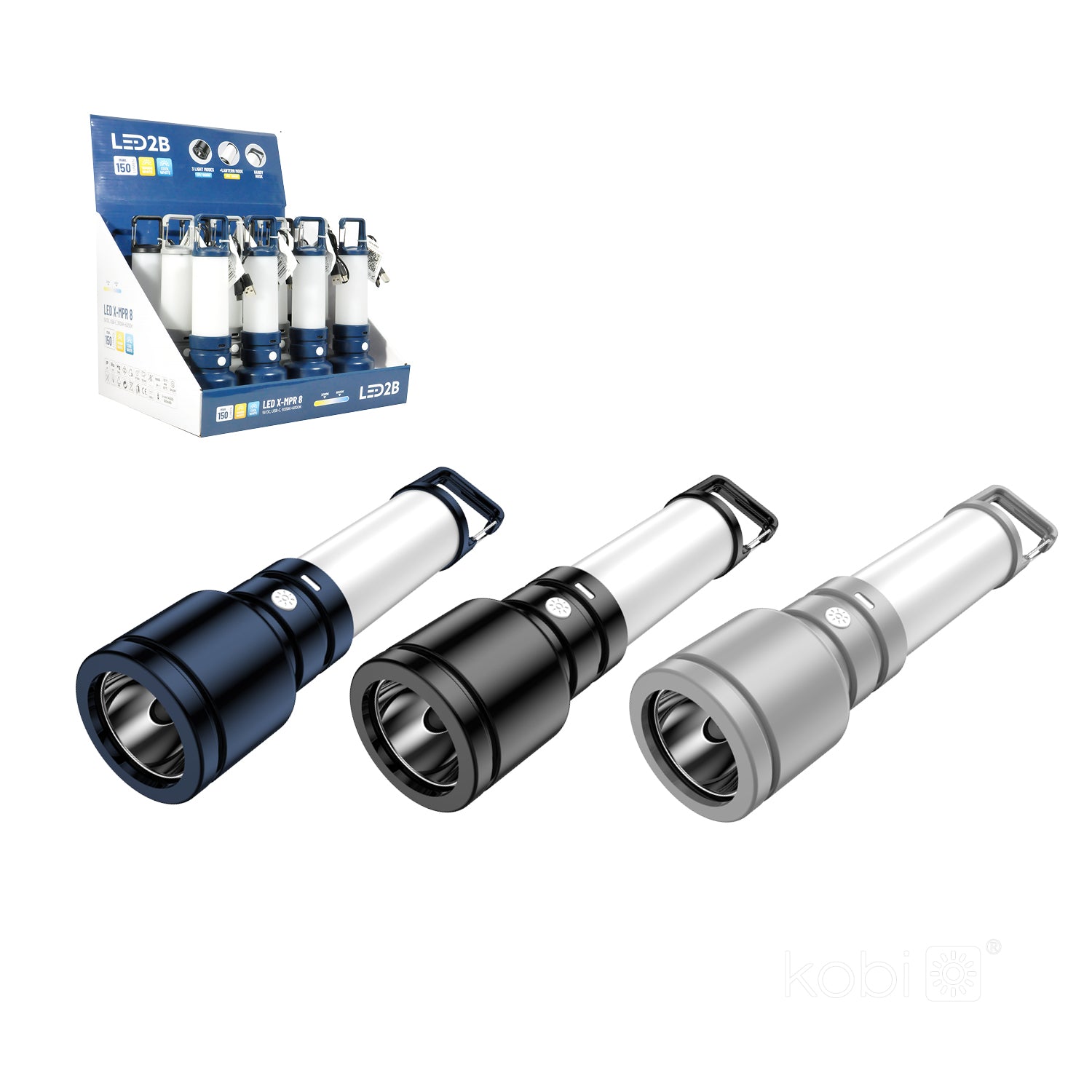 Flashlight LED X-MPR 8 3000K+ 6000K LED2B