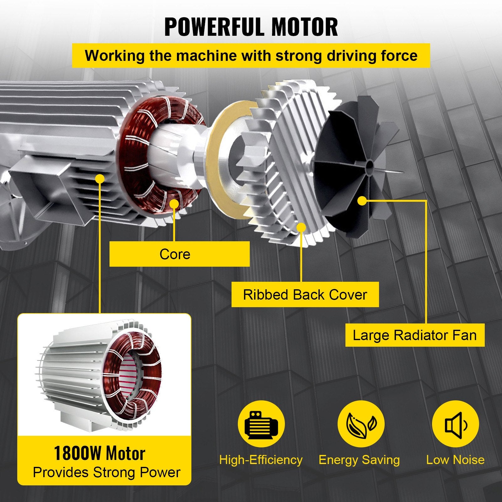 VEVOR Electric Wire Rope Hoist with Trolley, Electric Wire Rope Hoist with Trolley Remote Control Industry 1000KG/2200LBS Capacity