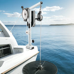 VEVOR Line Hauler Pot Puller, 12V DC 1200W, Line Hauler Winch Holds 90 kg Lift Capacity, Line Speed of 35 m/min, 360° Rotation & Corrosion-Resistant, Crab Pot Puller for Crab, Shrimp, Lobster Traps