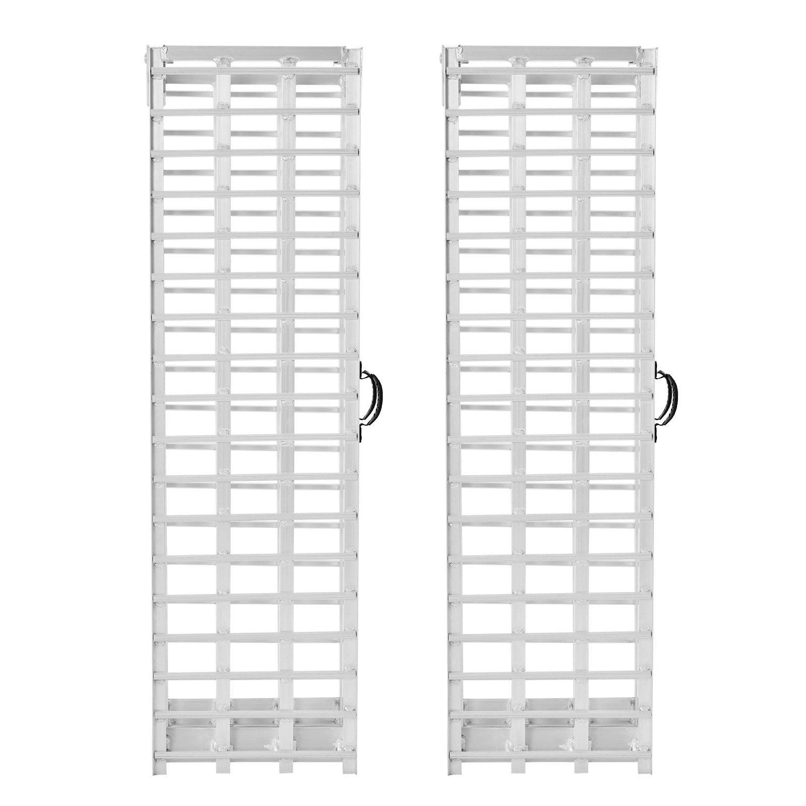 VEVOR Aluminum Ramps, 2000 lbs, 2Pcs Heavy-duty Ramps with Wider Ramp Surface, Universal Stable Loading Ramp with Handles, Fit for ATV, UTV, Motorcycle, Electric Bicycle, etc.