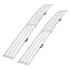 VEVOR Aluminum Ramps, 2000 lbs, 2Pcs Heavy-duty Ramps with Wider Ramp Surface, Universal Stable Loading Ramp with Handles, Fit for ATV, UTV, Motorcycle, Electric Bicycle, etc.