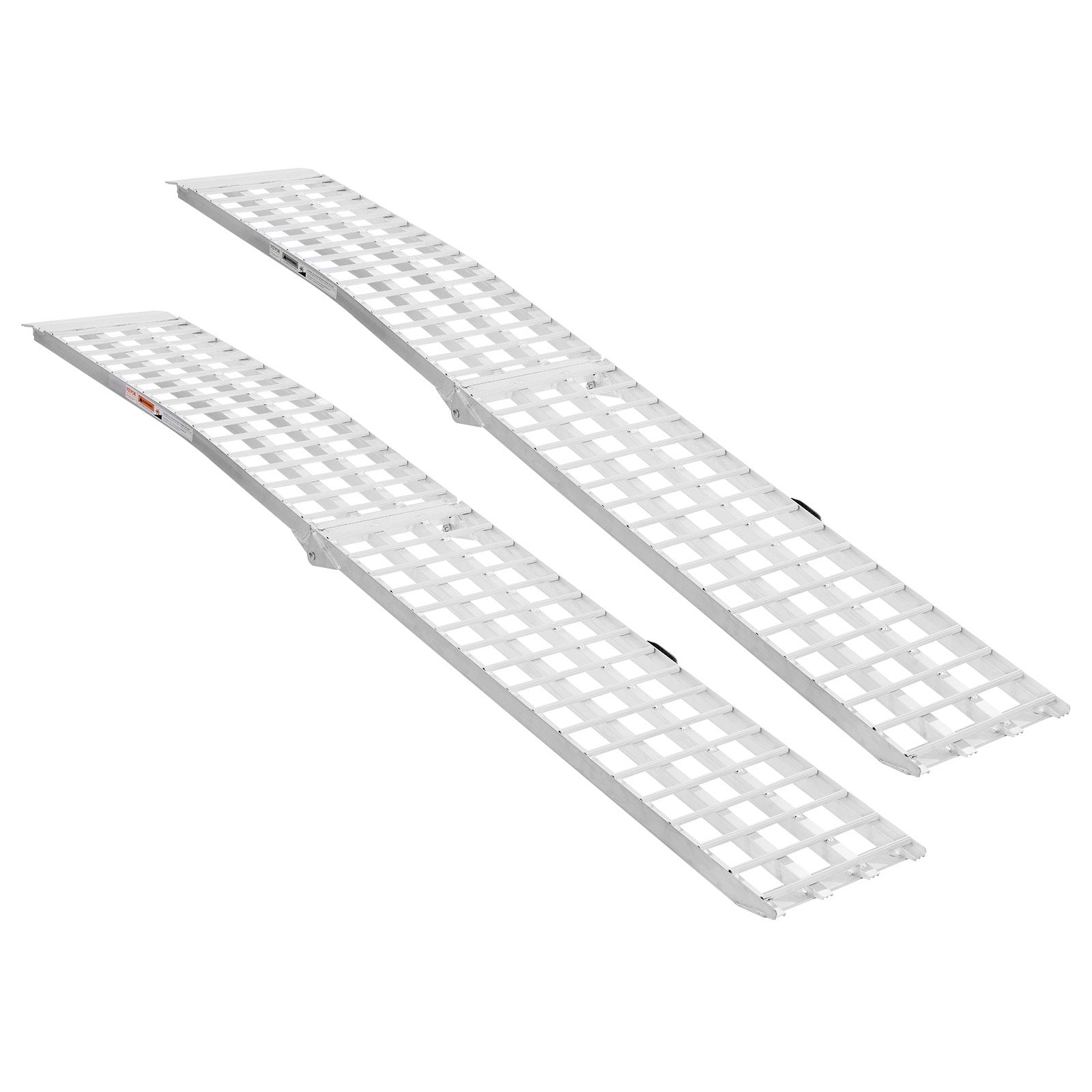 VEVOR Aluminum Ramps, 2000 lbs, 2Pcs Heavy-duty Ramps with Wider Ramp Surface, Universal Stable Loading Ramp with Handles, Fit for ATV, UTV, Motorcycle, Electric Bicycle, etc.