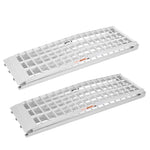 VEVOR Aluminum Ramps, 2000 lbs, 2Pcs Heavy-duty Ramps with Wider Ramp Surface, Universal Stable Loading Ramp with Handles, Fit for ATV, UTV, Motorcycle, Electric Bicycle, etc.