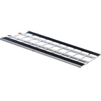 VEVOR Tri-Fold Loading Ramp, 2160 x 1375 mm, Non-Slip Aluminum Trailer Ramp with Compact Design, Easy Storage, 680.4 kg Load Capacity, for Snowmobiles, ATVs, Tractors, Lawn Mowers, Carts, Motorcycles