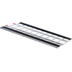 VEVOR Tri-Fold Loading Ramp, 2160 x 1375 mm, Non-Slip Aluminum Trailer Ramp with Compact Design, Easy Storage, 680.4 kg Load Capacity, for Snowmobiles, ATVs, Tractors, Lawn Mowers, Carts, Motorcycles