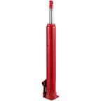 VEVOR Hydraulic Long Ram Jack, 4 Tons/8818 lbs Capacity, with Single Piston Pump and Flat Base, Manual Cherry Picker with Handle, for Garage/Shop Cranes, Engine Lift Hoist, Red