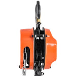 VEVOR Hand Chain Hoist, 2 Ton Capacity, Manual Chain Block with Upgrade G80 Galvanized Chain, 3 m Lifting Height, Heavy Duty Pulley Hoist for Garage Warehouse Automotive Machinery, Orange