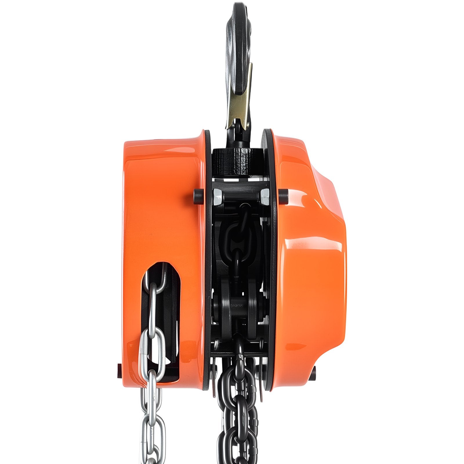 VEVOR Hand Chain Hoist, 1 Ton Capacity, Manual Chain Block with Upgrade G80 Galvanized Chain, 6 m Lifting Height, Heavy Duty Pulley Hoist for Garage Warehouse Automotive Machinery, Orange