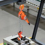 VEVOR Manual Lever Chain Hoist, 6T 6000KG Capacity Heavy Duty Come Along, 6M Lift G80 Alloy Steel Chain With Dual Pawl Mechanical Brake, 360° Rotating Hooks, for Warehouse Construction Garage