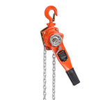 VEVOR Manual Lever Chain Hoist, 3/4T 750KG Capacity Heavy Duty Come Along, 6M Lift G80 Alloy Steel Chain With Dual Pawl Mechanical Brake, 360° Rotating Hooks, for Warehouse Construction Garage