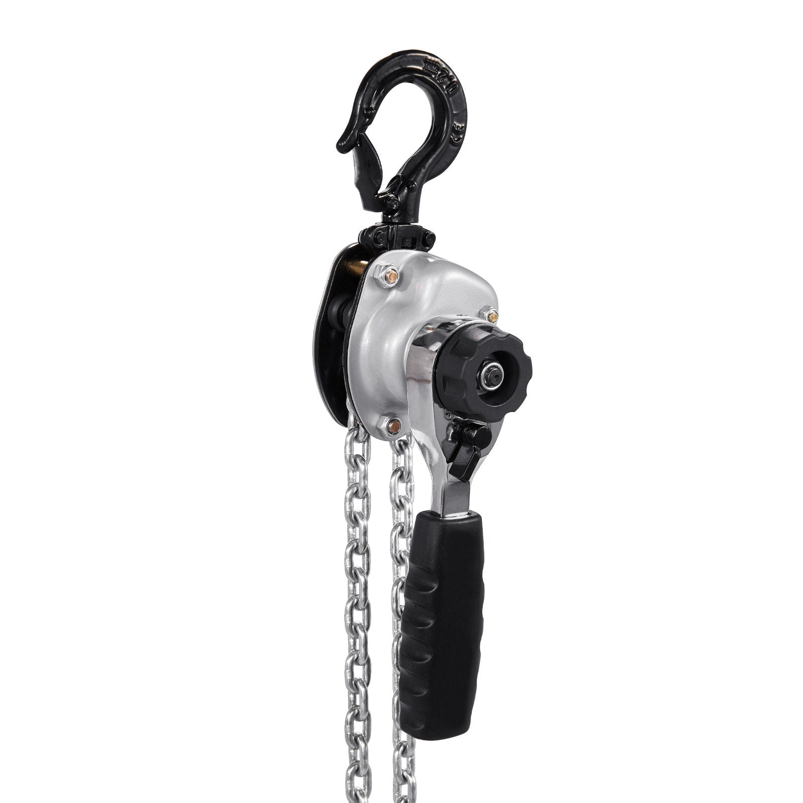 VEVOR Manual Lever Chain Hoist, 1/2T 500KG Capacity Heavy Duty Come Along, 1.5M Lift G80 Alloy Steel Chain With Dual Pawl Mechanical Brake, 360° Rotating Hooks, for Warehouse Construction Garage