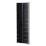 VEVOR 100W Monocrystalline Solar Panel Kit, 12V Monocrystalline Solar Panel + Charge Controller, 23% High-Efficiency Monocrystalline PV Module, IP68 Waterproof for RV, Boats, Camping, Off-Grid System