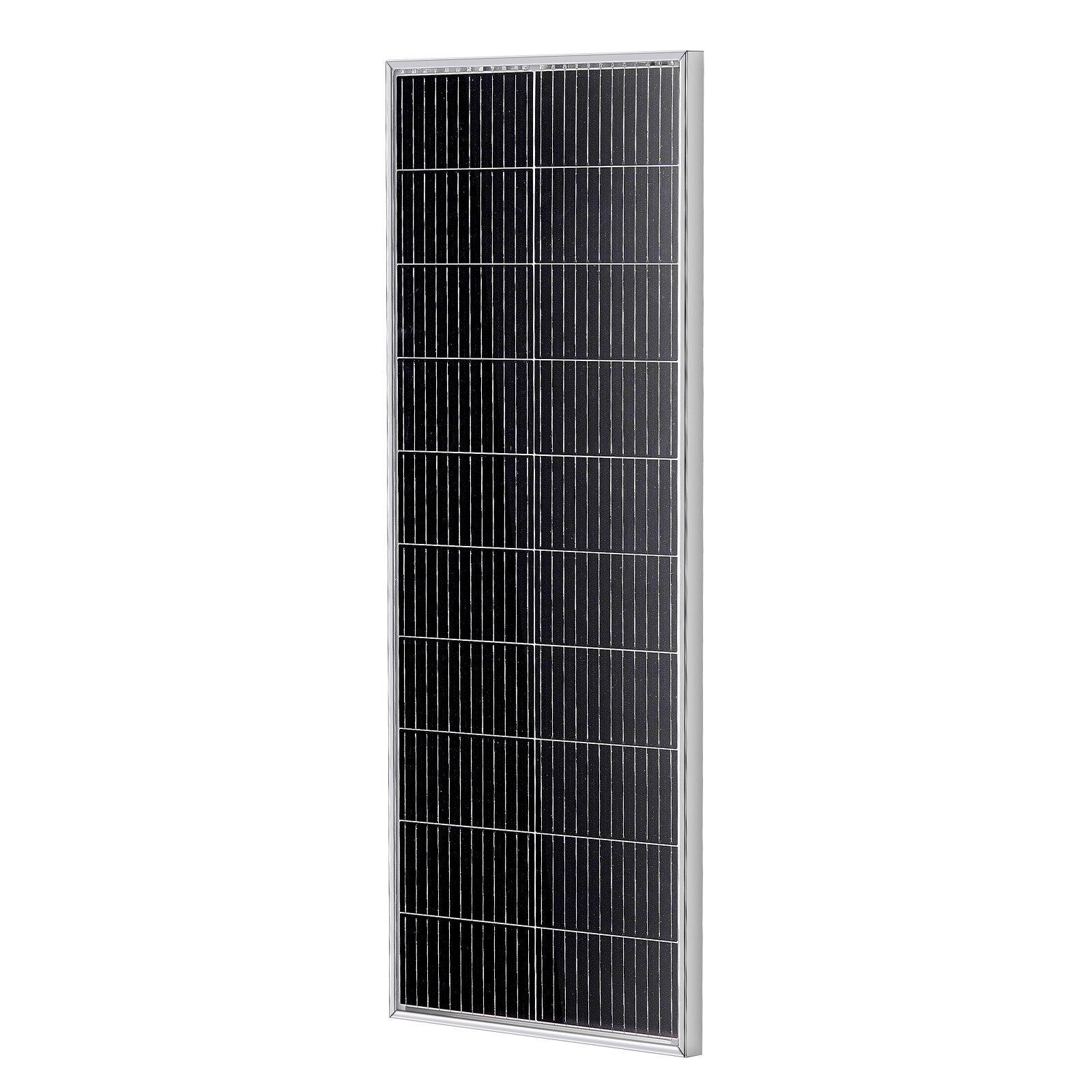 VEVOR 100W Monocrystalline Solar Panel Kit, 12V Monocrystalline Solar Panel + Charge Controller, 23% High-Efficiency Monocrystalline PV Module, IP68 Waterproof for RV, Boats, Camping, Off-Grid System