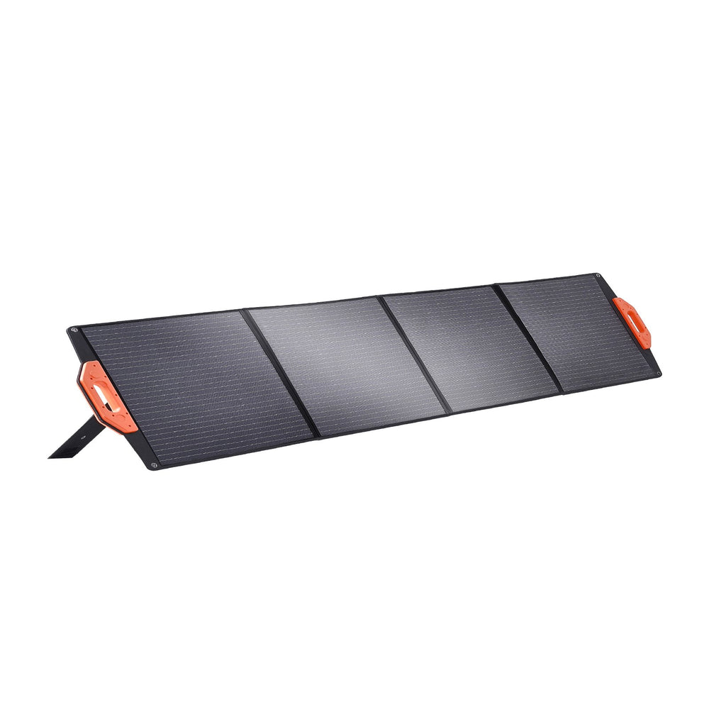 VEVOR Portable Monocrystalline Solar Panel, 200W Foldable Monocrystalline ETFE Solar Charger, 23% Efficiency Solar Panel with MC4 Output, IP67 Waterproof for Power Stations, Camping, Hiking, Off-Grid