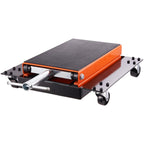 VEVOR Motorcycle Lift ATV Scissor Jack Dolly 499.5 kg Wide Deck & Hand Crank