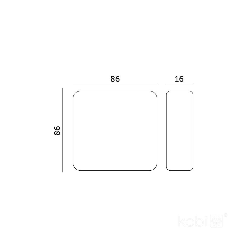 Wall-mounted 4-zone control panel RGB/RGBCCT/CCT MIBOXER B4