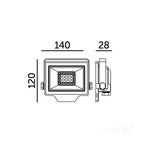 Floodlight LED DELYO MHN 30W 4000K IP65 Kobi Premium