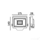 Floodlight LED DELYO MHN 50W 4000K IP65 Kobi Premium