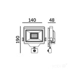 Floodlight LED DELYO MHNC 30W 6000K IP54 Kobi Premium