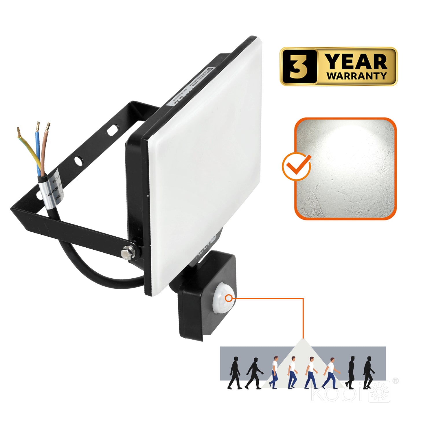 Floodlight LED DELYO MHNC 50W 4000K IP54 Kobi Premium