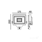 Floodlight LED DELYO MHNC 50W 6000K IP54 Kobi Premium