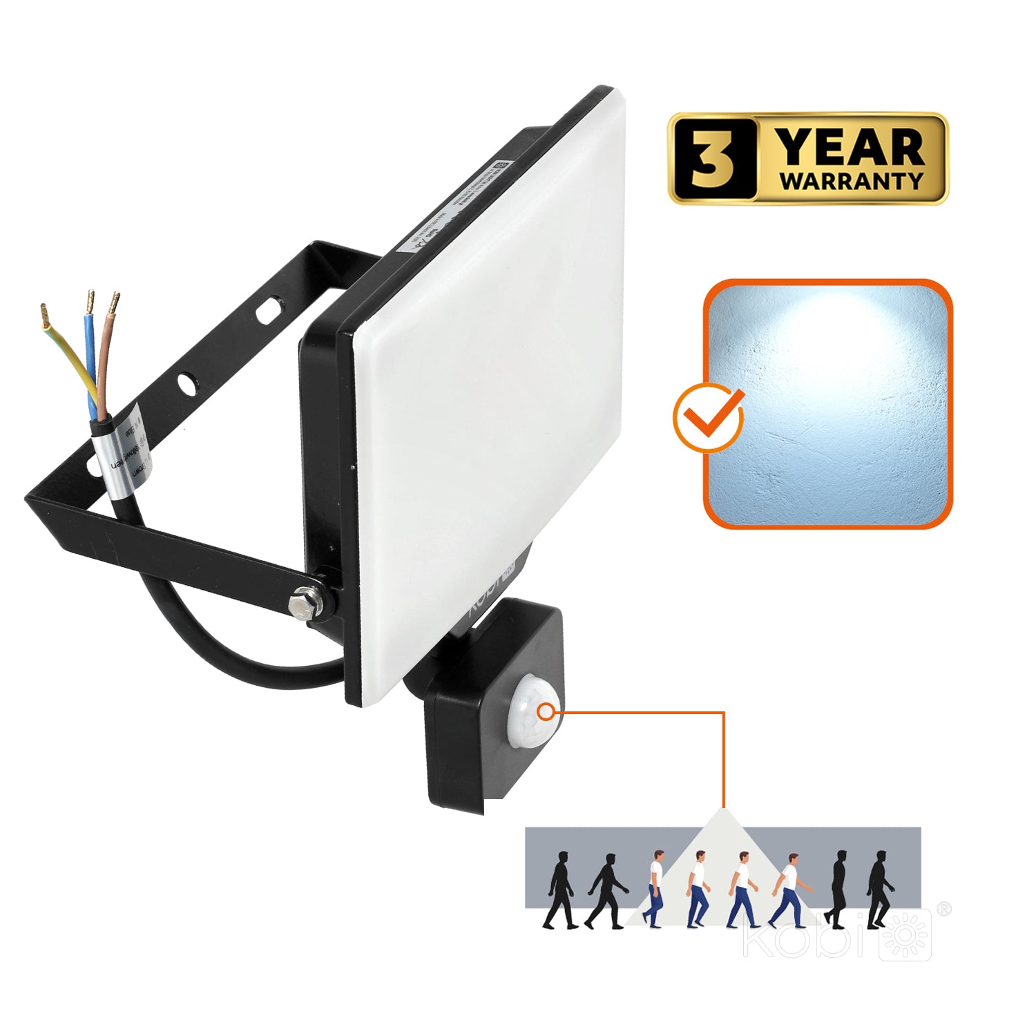 Floodlight LED DELYO MHNC 50W 6000K IP54 Kobi Premium