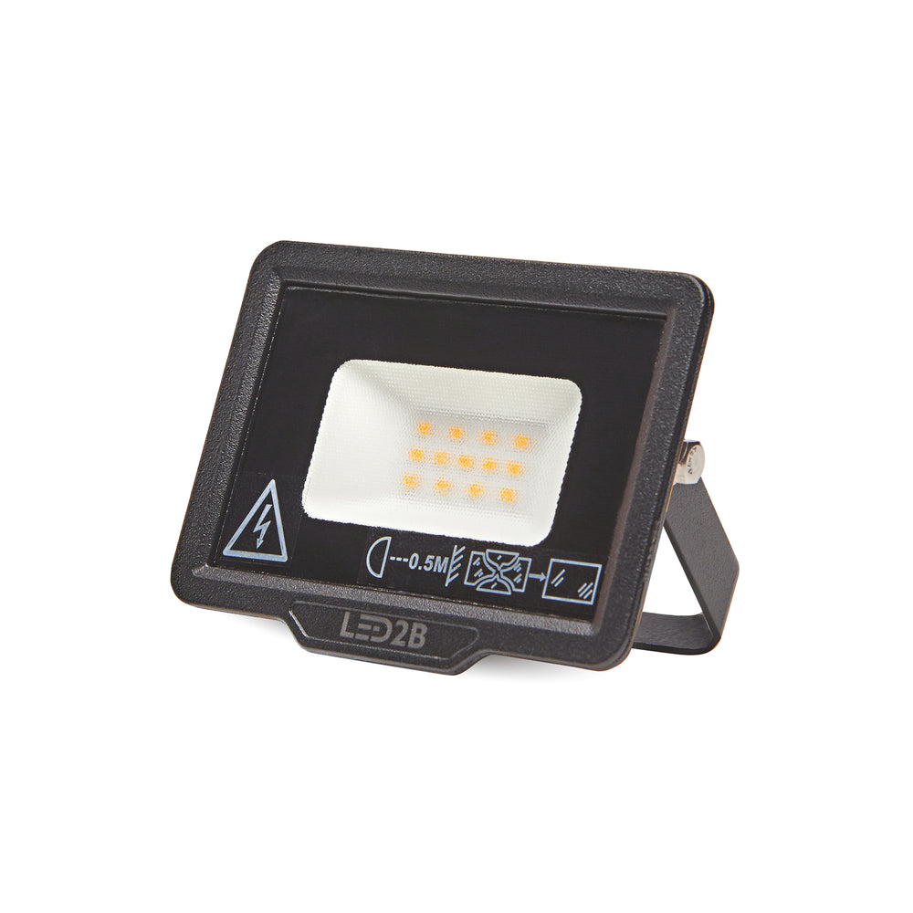 Floodlight LED MH 10W black 3000K IP65 LED2B