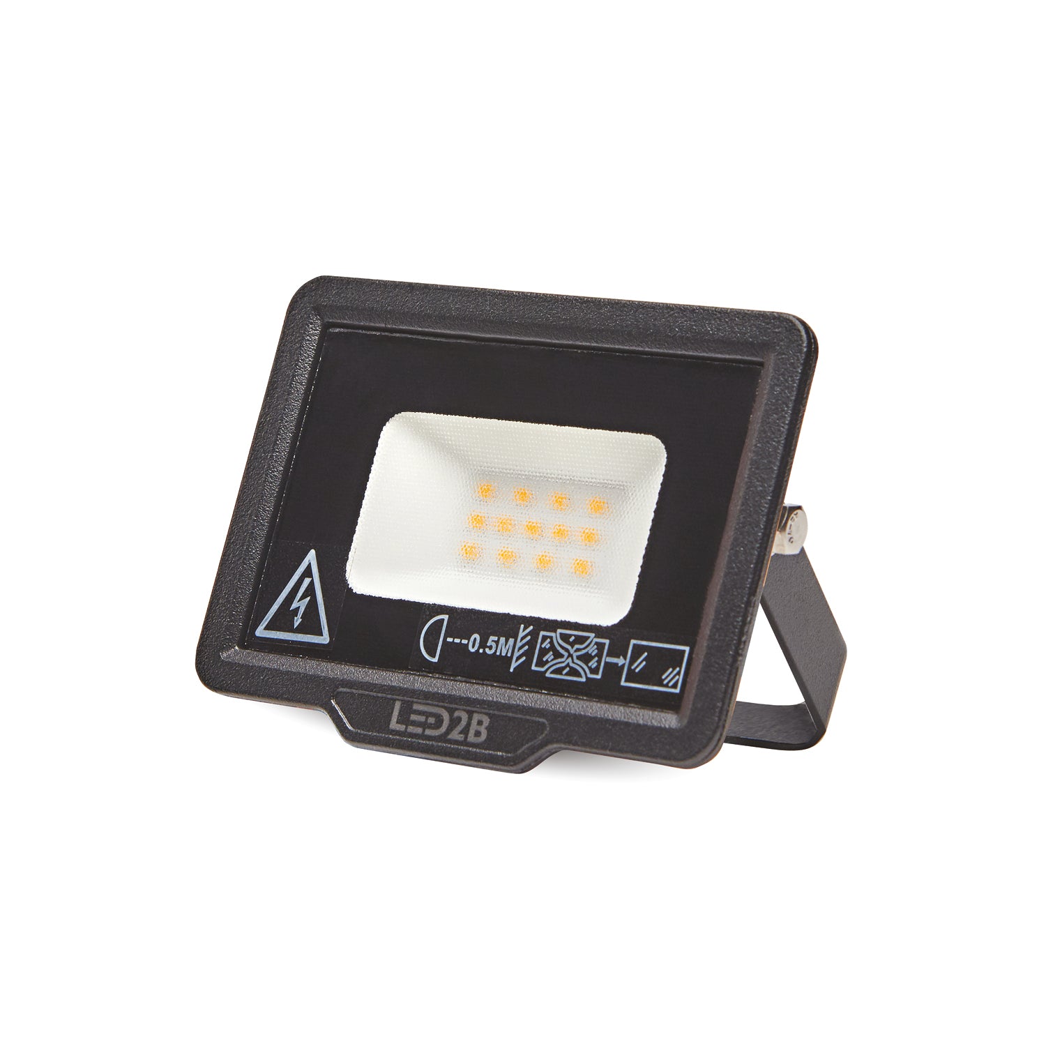 Floodlight LED MH 10W black 3000K IP65 LED2B