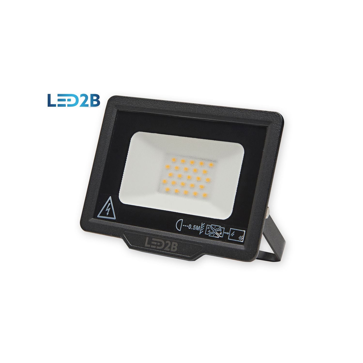 Floodlight LED MH 20W 3000K IP65 czarny LED2B