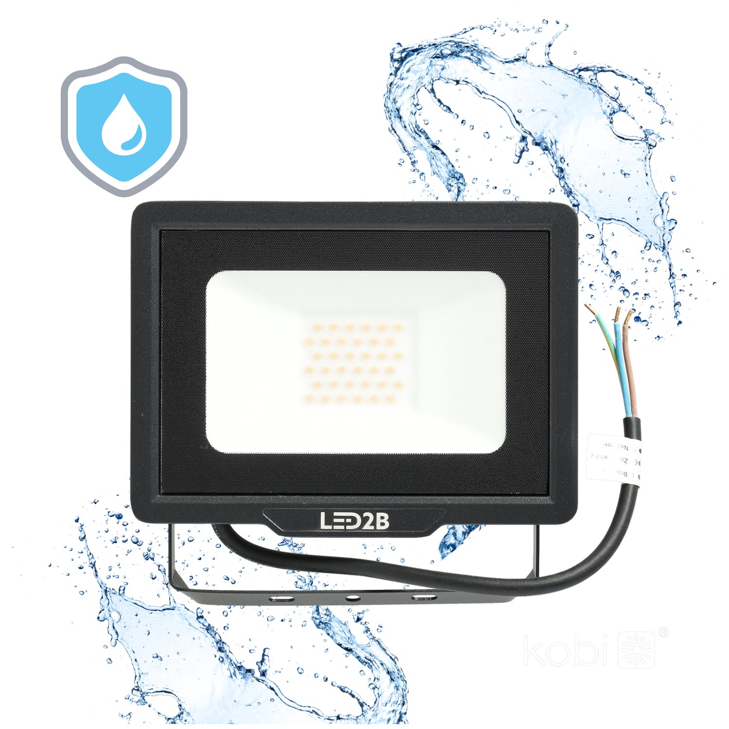 Floodlight LED MH 30W black 4000K IP65 LED2B